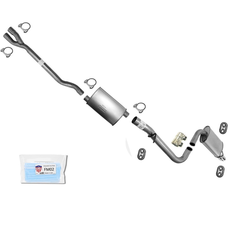 For 2006-2010 Dodge Charger 2.7L 3.5L V6 Muffler Exhaust Pipe System Made USA