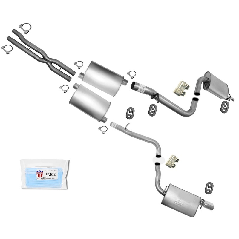For 2006-2010 Dodge Charger R/T 5.7L Turbo Max Dual Muffler Exhaust Pipe System