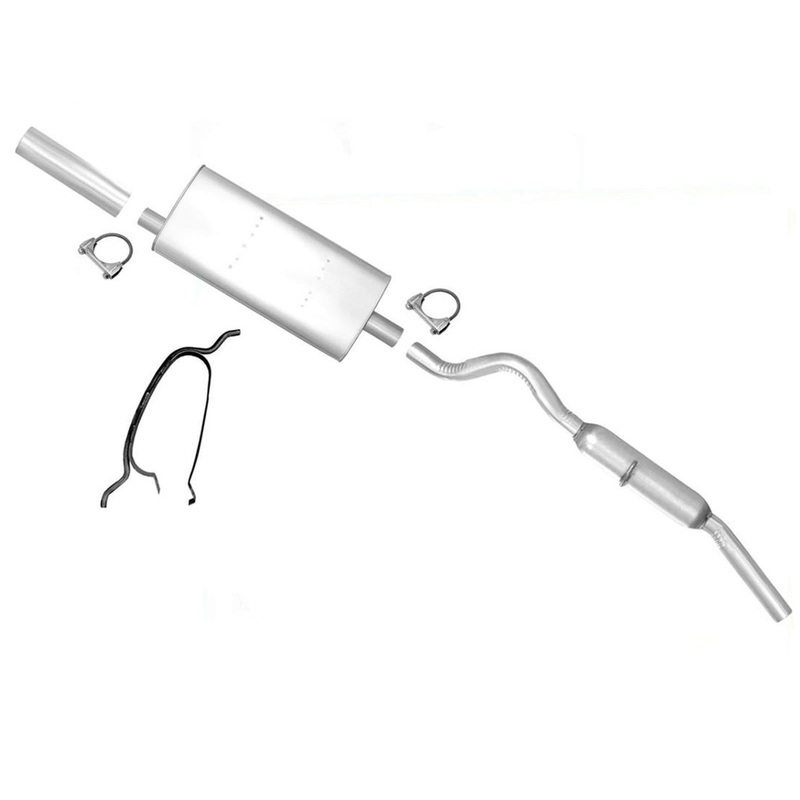 For 96-00 Caravan V6 With 113 Inc Standard Wheel Base Muffler Exhaust System