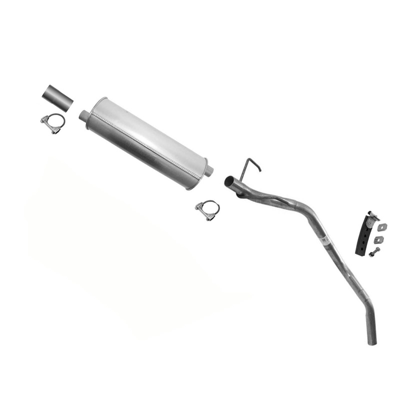 For Toyota Pick Up 2.4L 1989-1995 4 Wheel Drive Weld On Rear Muffler Tail Pipe