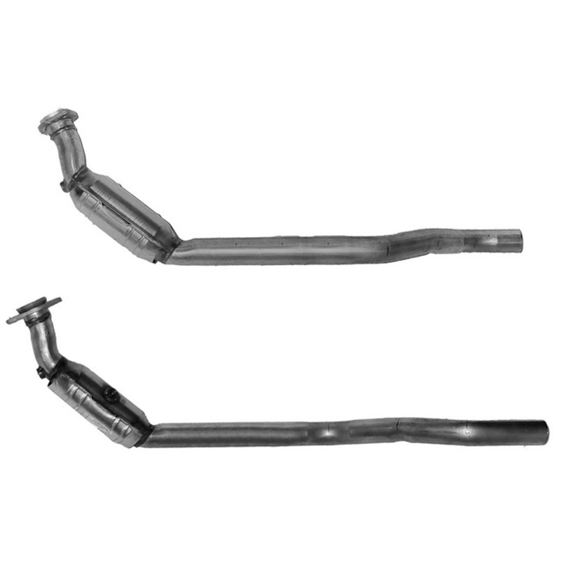 L & R Engine Pipes with Catalytic Converter for 2002 Lincoln LS 3.9L