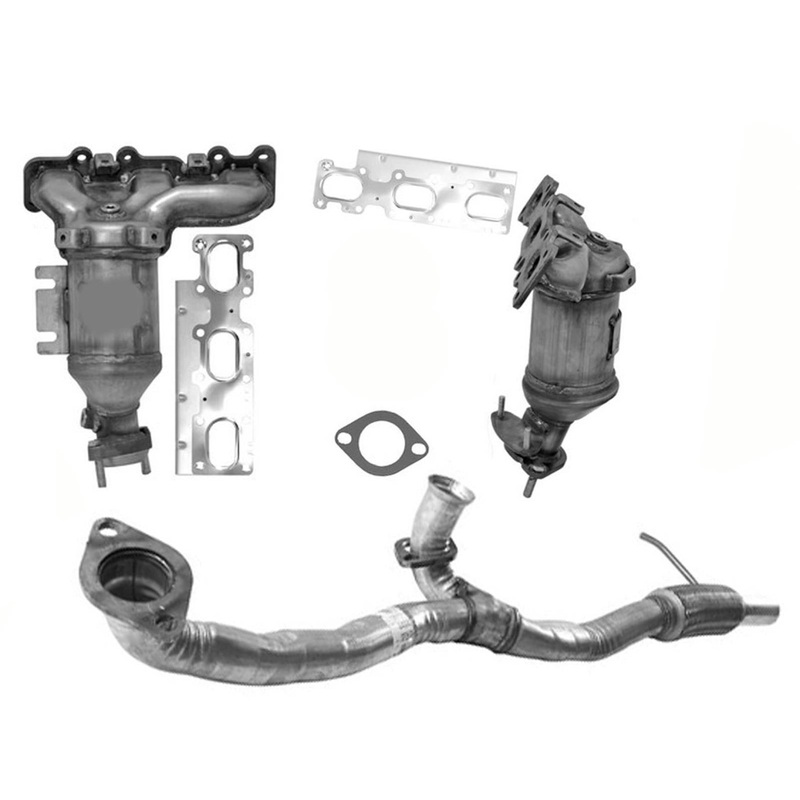 Manifold Catalytic Converter Y Pipe Exhaust For Ford Explorer 3.5L 2013-2019