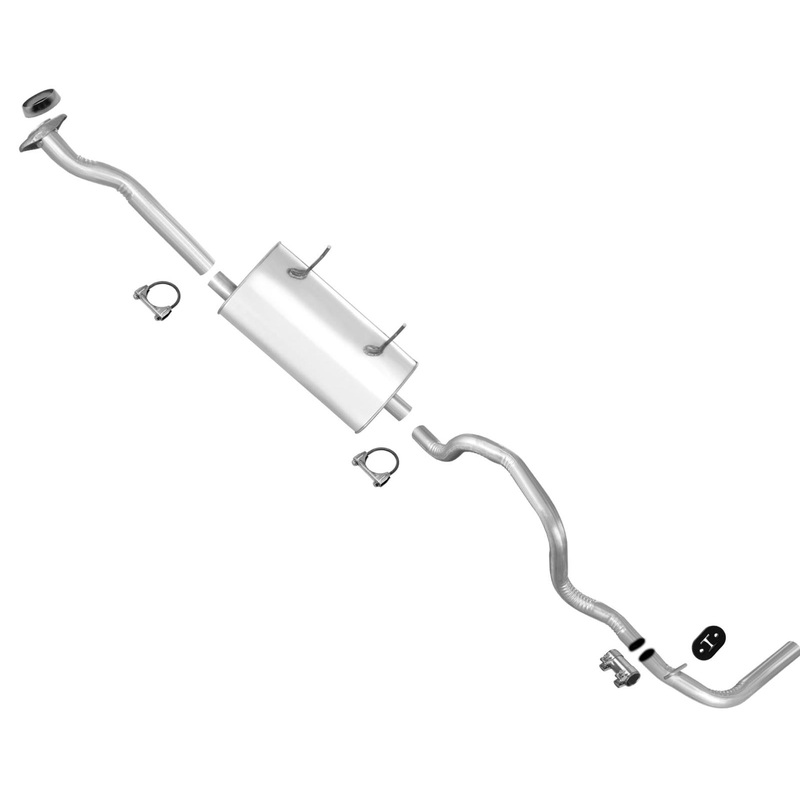 Muffler Exhaust System 95-97 For Ford Ranger Mazda B2300 2.3L w/ 108" Wheel Base