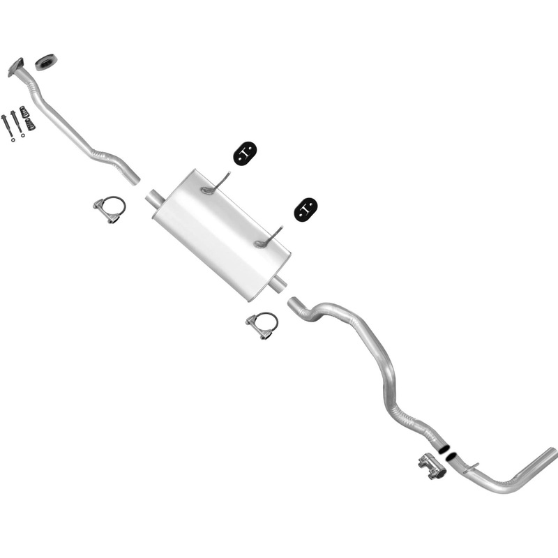 Muffler Exhaust System for Ford Ranger 1995 1996 1997 125 Inch with Wheel Base