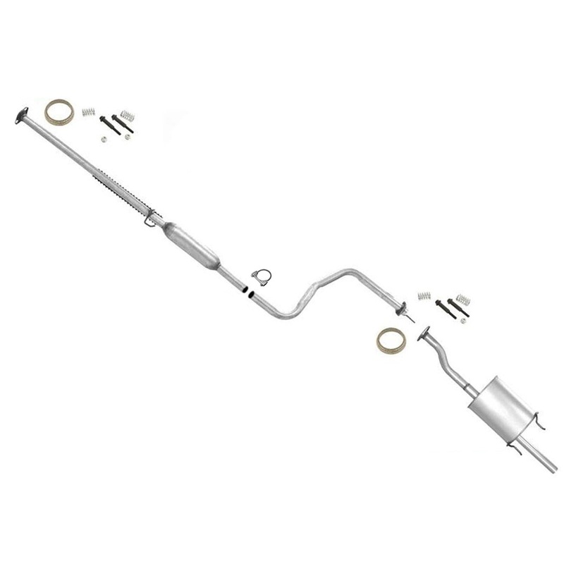 Muffler Exhaust System for Honda Civic 2 & 4 DR 1.6L DX LX GX HX 1996-2000