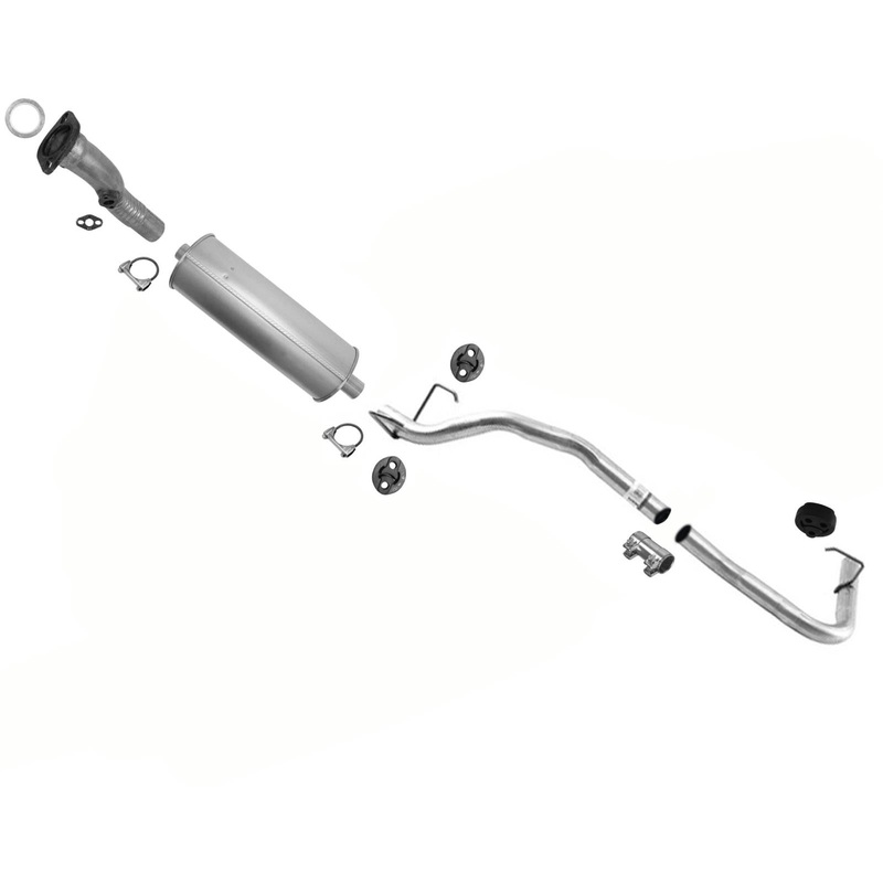 Muffler Exhaust System For Toyota Tacoma 2.4L 1999-2004 W/ 103 Inch Wheelbase