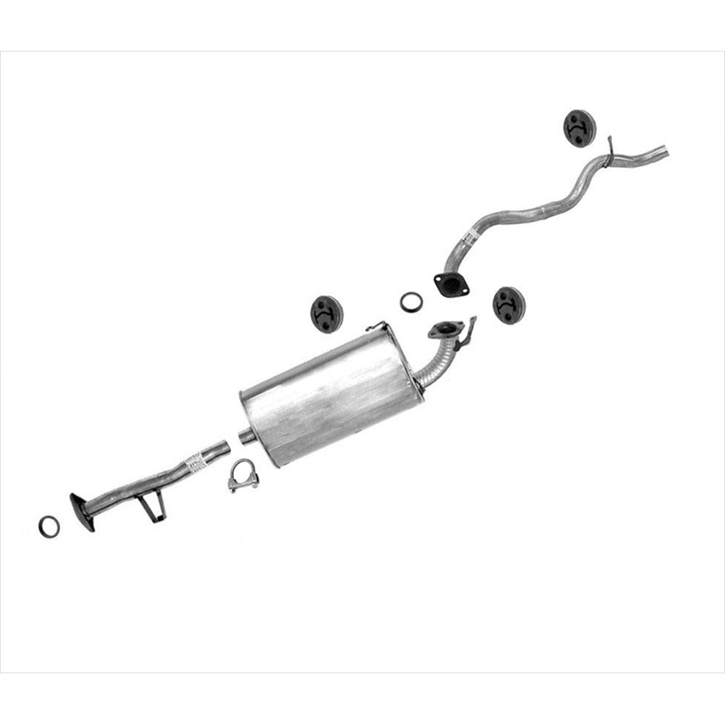 Muffler Tail Pipe Exhaust System 1.3 1.6 2 Door For 89-95 Geo Tracker Sidekick