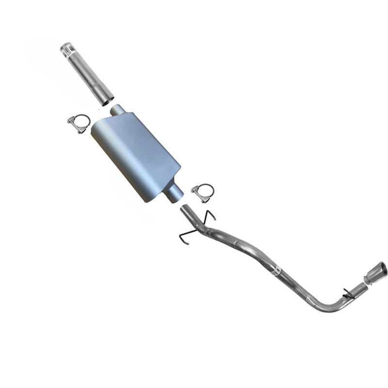 Performance Muffler Tail Pipe for Toyota Tacoma 3.4L 95-04 with 121.9" Wheelbase