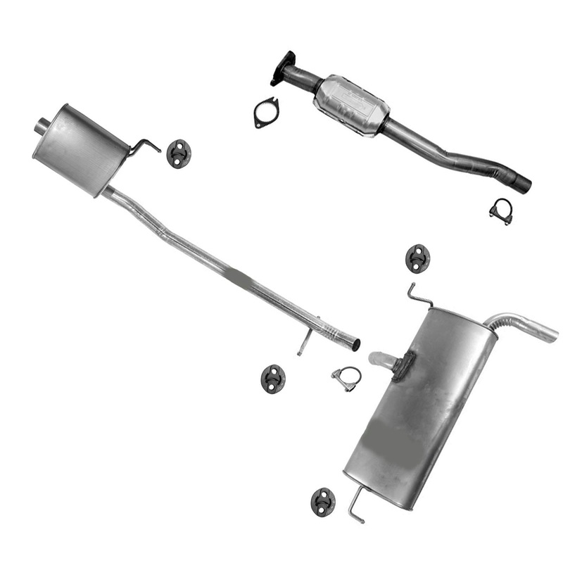 R Catalytic Converter Extension Pipe Muffler Fits for 2012-2015 GM Captiva Sport