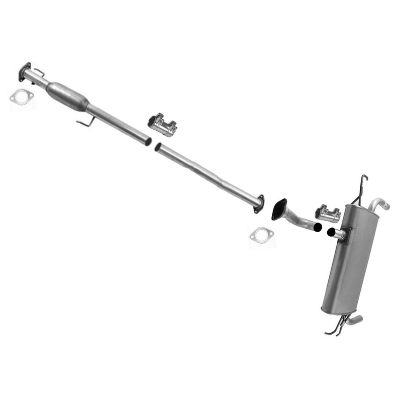 Rear Extension Exhaust Pipe Dual Muffler for All Wheel Drive KIA Sportage 2.7L
