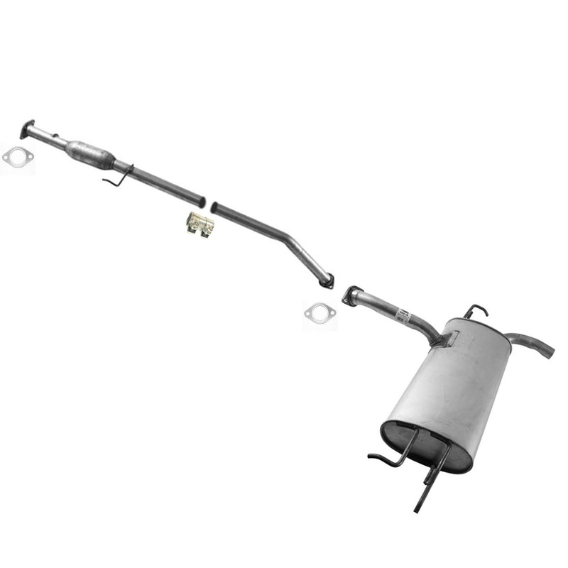 Rear Extension Exhaust Pipe Muffler Fits for 2005-2010 KIA Sportage 2.0L