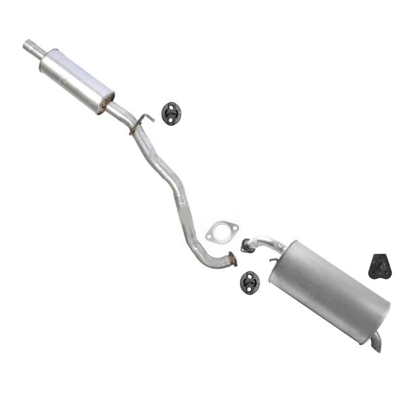 Rear Extension Exhaust Pipe Muffler Fits for 2012-2013 KIA Soul 1.6L