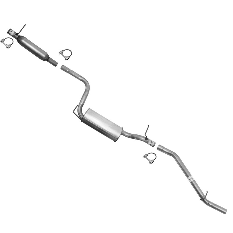 Resonator Extension Pipe Muffler Fits for 2004-2006 Mazda 3 2.0L 2.3L Engine