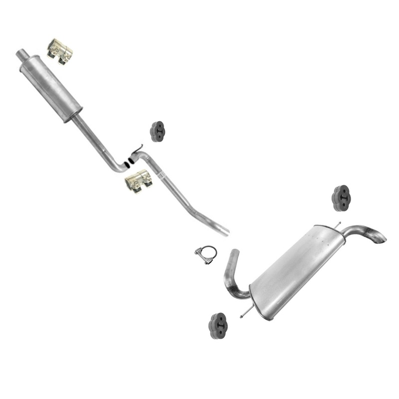 Resonator Muffler Assembly Exhaust System Fits 12-2017 Ford Focus 2.0L Hatchback