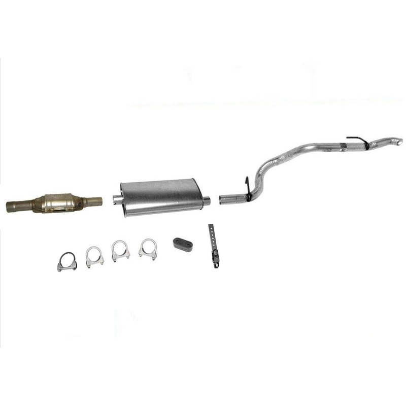 Converter Muffler Tail Pipe 96 to 01/20/00 Production for Jeep Cherokee 2.5 4.0L