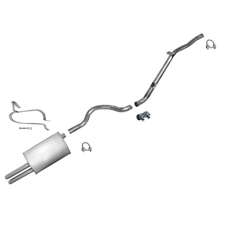 Fits for 88-91 Cavalier 2 & 4 Door Muffler Exhaust Pipe System 6B1233 18205