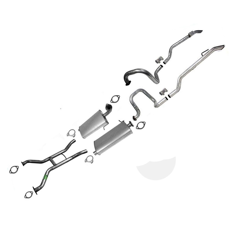 For 2003-2009 Ford Crown Victoria Muffler DUAL Exhaust System Without Resonators