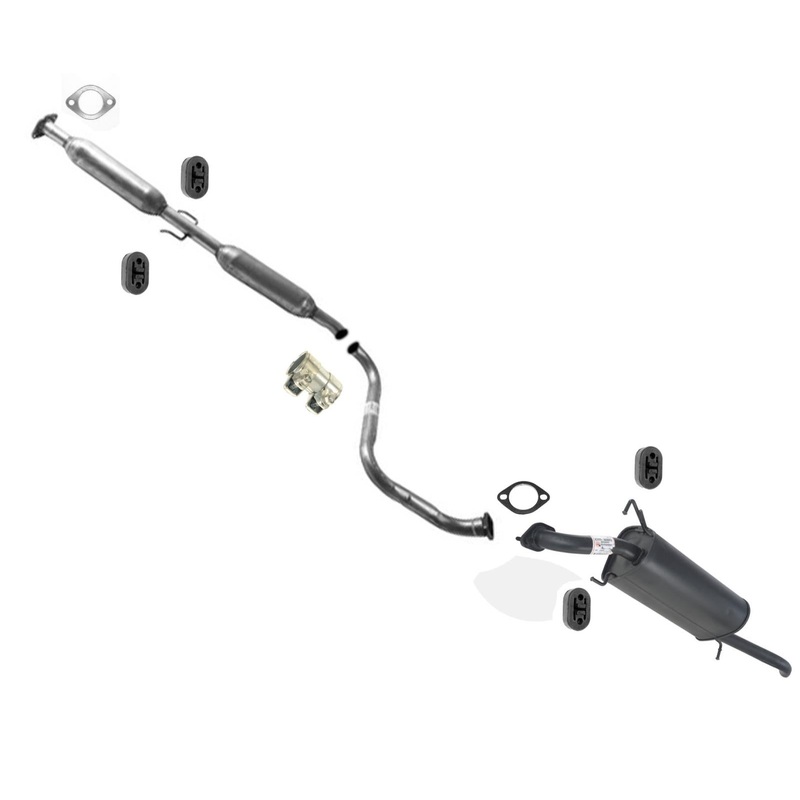 For Chevrolet 04-06 Aveo 4 Door Sedan 1.6L LS LT Muffler Pipe Exhaust System