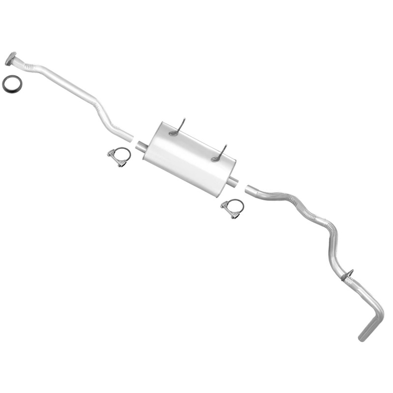 For Ford Ranger 1998 2000 With The 126" inch Wheelbase Muffler Exhaust System