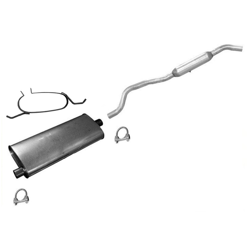 Muffler Resonator Tail Pipe for Dodge Caravan 2001-2007 With 113 Inch Wheelbase