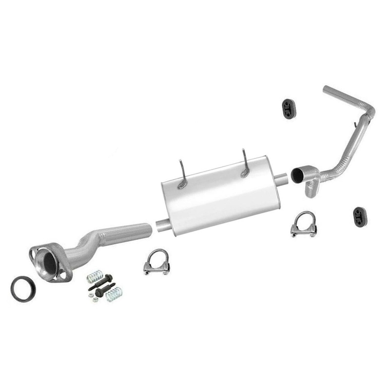 Muffler Tail Pipe Exhaust for Ford Ranger 2.3 2.5 With 112" Wheelbase 1998 2001