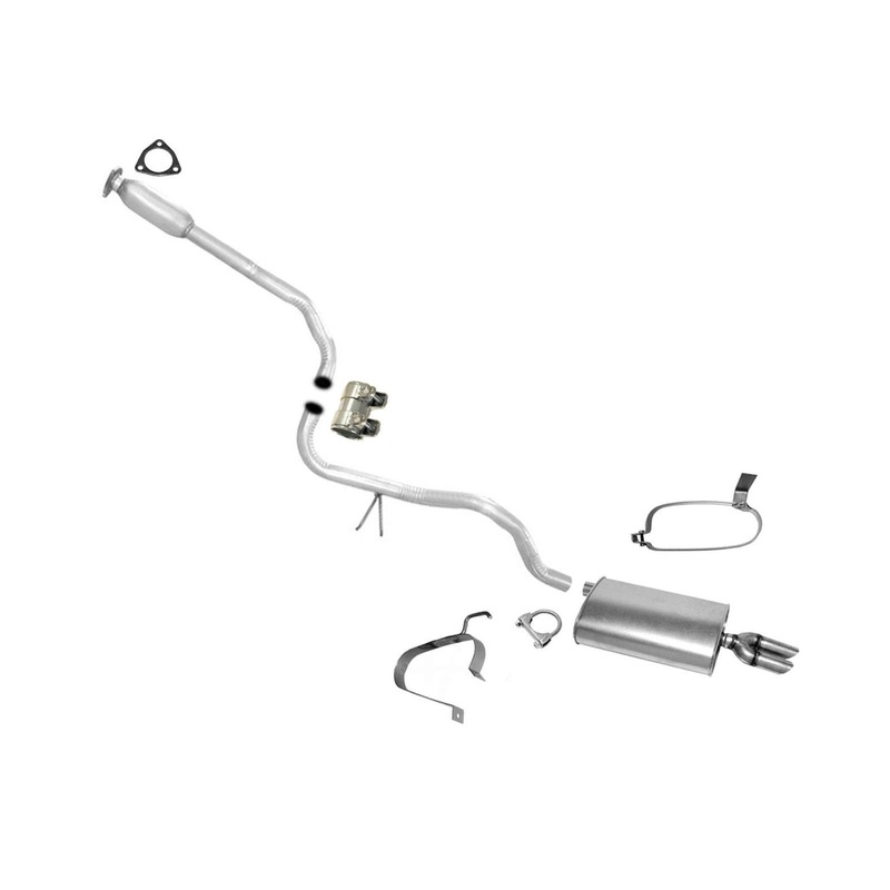 Resonator Rear Muffler Exhaust System for Chevrolet Cavalier 1999 2000 2001 2005